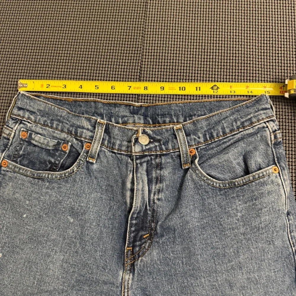 Levis 502 Jeans Mens 30x32 Blue Denim Taper Fit Straight Western Cowboy Rodeo